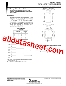 SN74F11N3型号图片