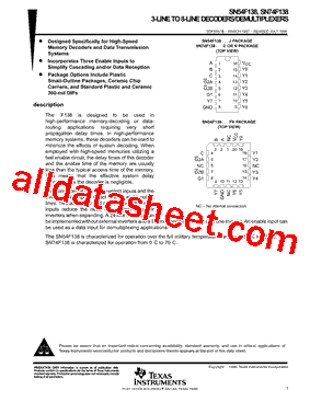 SN74F138DR型号图片