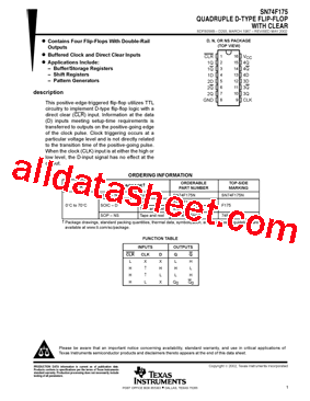 SN74F175DR型号图片