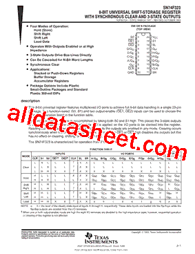 SN74F323型号图片