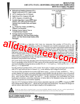 SN74GTLP1394D型号图片