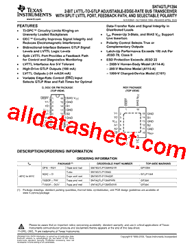 SN74GTLP1394PWRE4型号图片