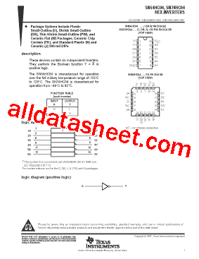 SN74HC04DBRE4型号图片