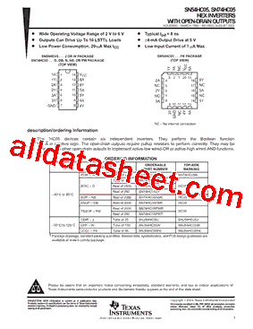 SN74HC05DRE4型号图片