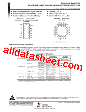 SN74HC158DT型号图片