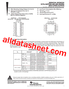 SN74HC244PWE4型号图片