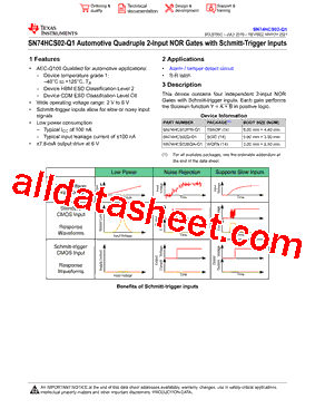 SN74HCS02-Q1_V02型号图片