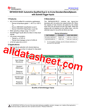 SN74HCS139PW-Q1型号图片