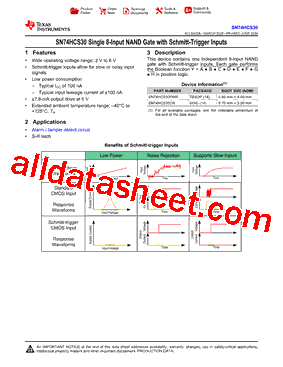 SN74HCS30-Q1型号图片