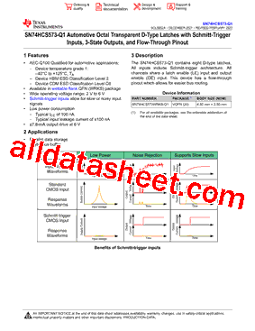 SN74HCS573WRKS-Q1型号图片