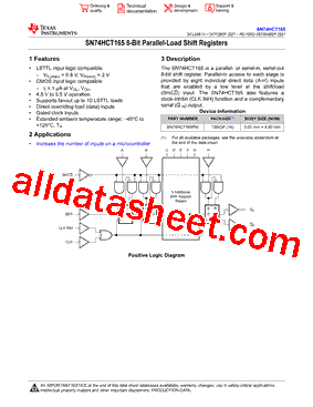 SN74HCT165_V01型号图片