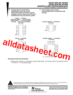 SN74LS00DRE4型号图片