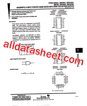 SN74LS01FN型号图片