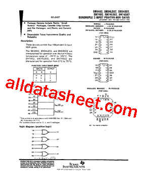 SN74LS02DRE4型号图片