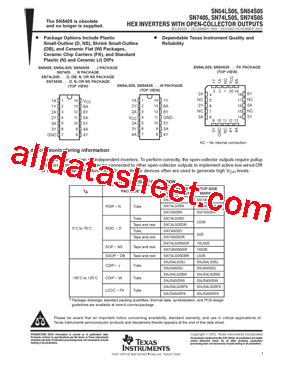 SN74LS05DBRE4型号图片