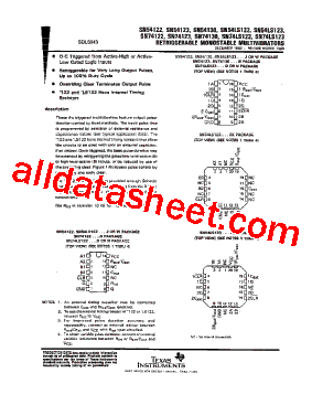 SN74LS122N3型号图片