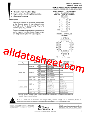 SN74LS14D型号图片