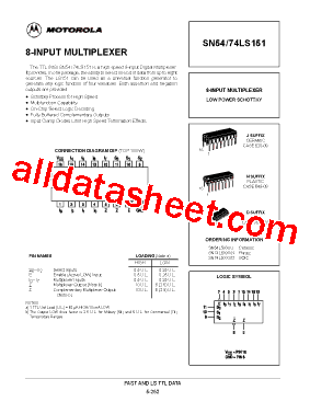 SN74LS151N型号图片