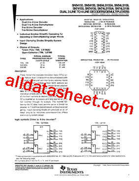 SN74LS155ANE4型号图片