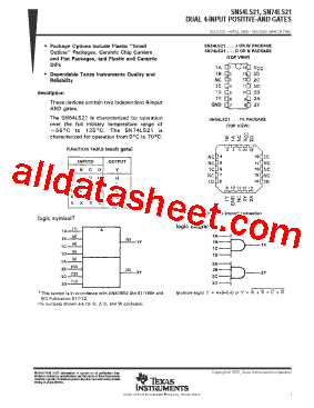 SN74LS21DR型号图片