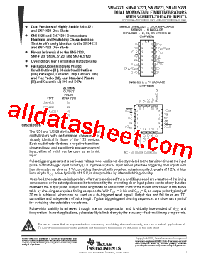 SN74LS221DBRE4型号图片