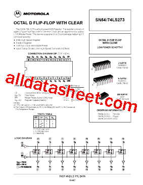 SN74LS273N型号图片