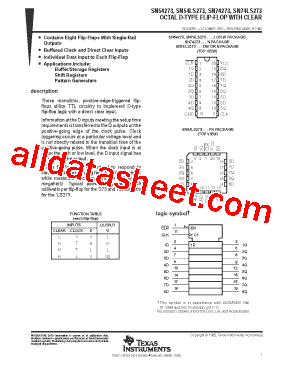 SN74LS273W型号图片
