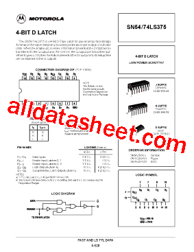 SN74LS375D型号图片