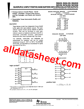 SN74LS38N型号图片