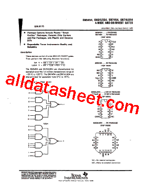 SN74LS54J型号图片