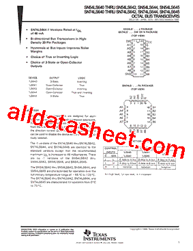 SN74LS640DWR型号图片