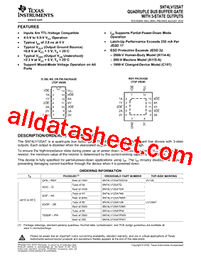 SN74LV125ATPWT型号图片