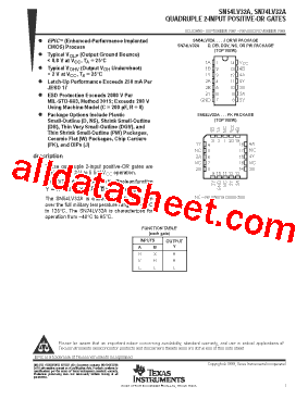 SN74LV32ADE4型号图片