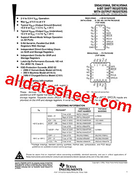 SN74LV594ADR型号图片