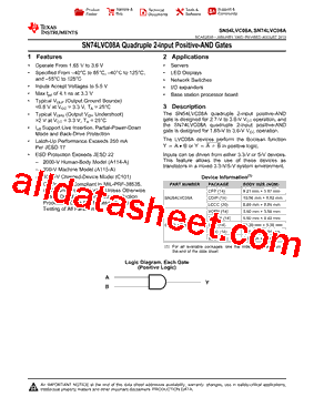 SN74LVC08A-Q1型号图片