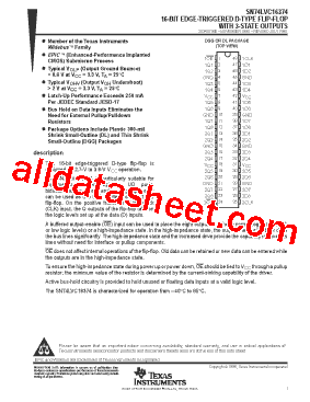 SN74LVC16374DL型号图片