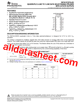 SN74LVC257AQPWRQ1型号图片