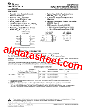 SN74LVC2G02DCTR型号图片