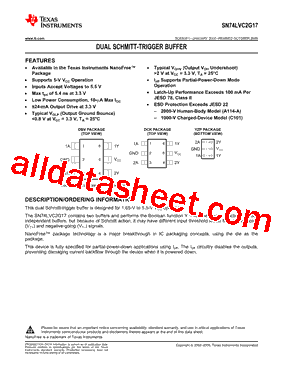 SN74LVC2G17DBVTE4型号图片