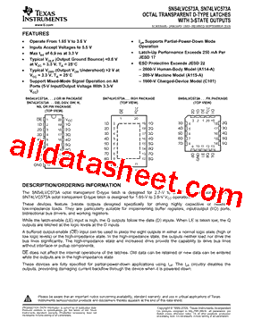 SN74LVC573ADBR型号图片