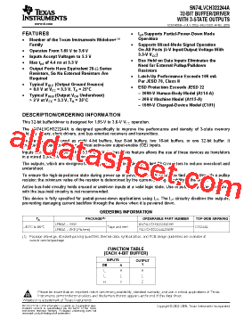 SN74LVCH322244AKR型号图片