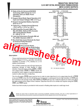 SN74LVT543DW型号图片