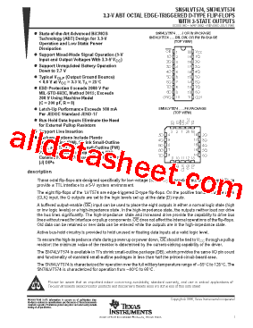 SN74LVT574DB型号图片
