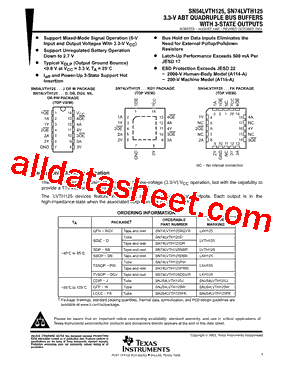 SN74LVTH125PWRE4型号图片