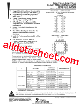 SN74LVTH2245DWRE4型号图片