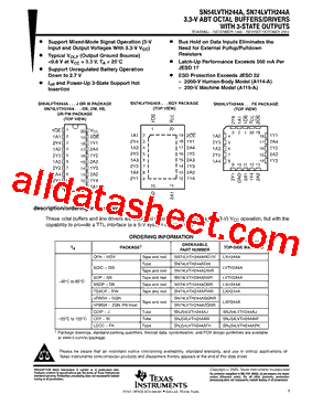 SN74LVTH244ADWE4型号图片