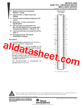 SN74SSTL16847DGG型号图片