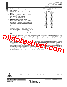 SN74TVC3010DW型号图片