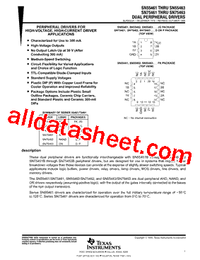 SN75461D型号图片