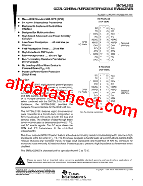 SN75ALS162DWR型号图片